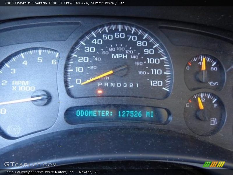 Summit White / Tan 2006 Chevrolet Silverado 1500 LT Crew Cab 4x4