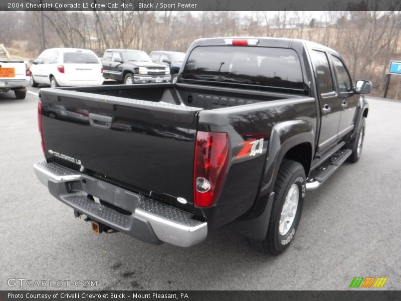 Black / Sport Pewter 2004 Chevrolet Colorado LS Crew Cab 4x4