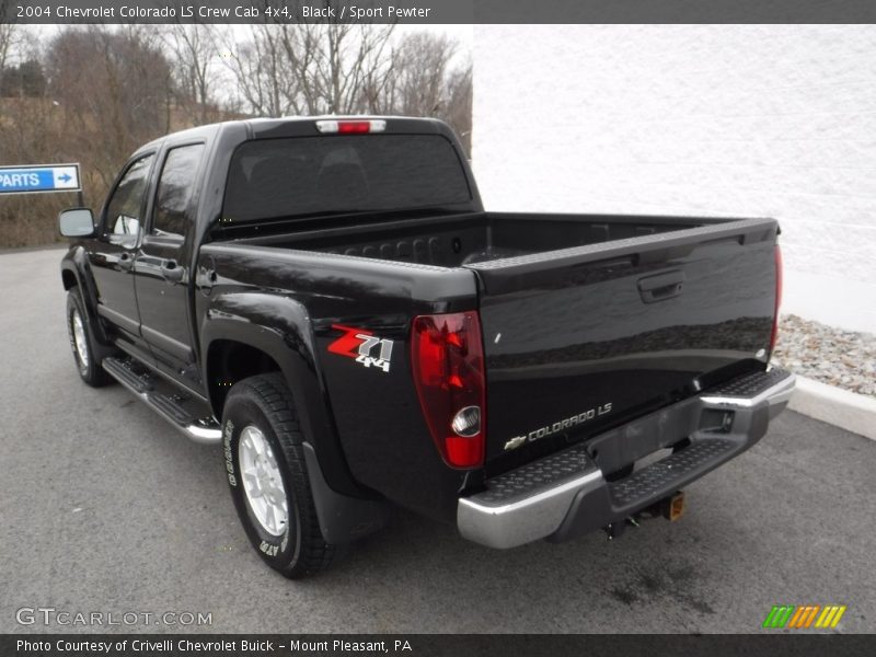 Black / Sport Pewter 2004 Chevrolet Colorado LS Crew Cab 4x4