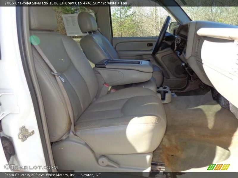 Summit White / Tan 2006 Chevrolet Silverado 1500 LT Crew Cab 4x4