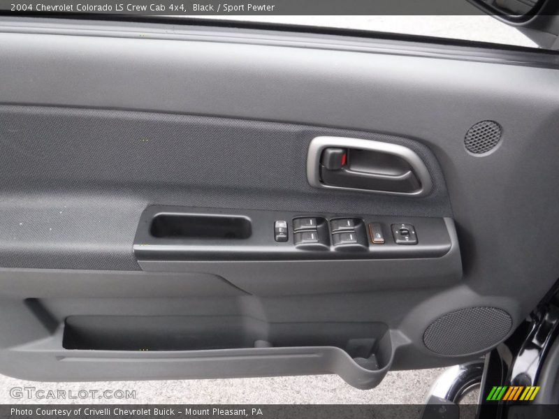 Black / Sport Pewter 2004 Chevrolet Colorado LS Crew Cab 4x4