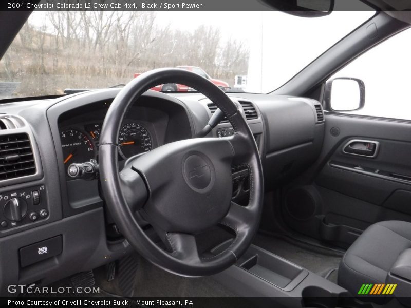 Black / Sport Pewter 2004 Chevrolet Colorado LS Crew Cab 4x4