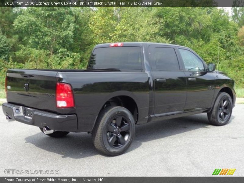 Brilliant Black Crystal Pearl / Black/Diesel Gray 2016 Ram 1500 Express Crew Cab 4x4