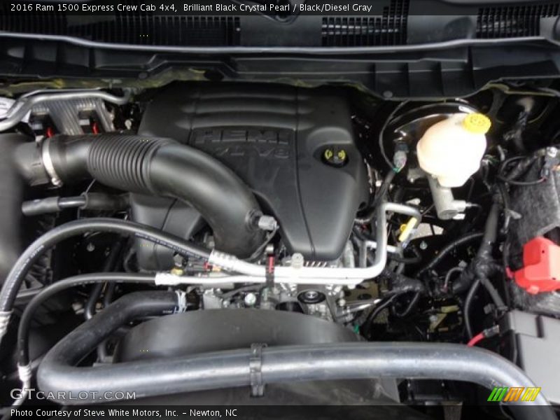 Brilliant Black Crystal Pearl / Black/Diesel Gray 2016 Ram 1500 Express Crew Cab 4x4