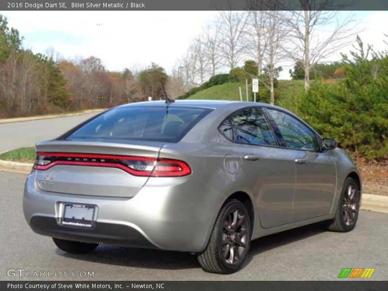 Billet Silver Metallic / Black 2016 Dodge Dart SE