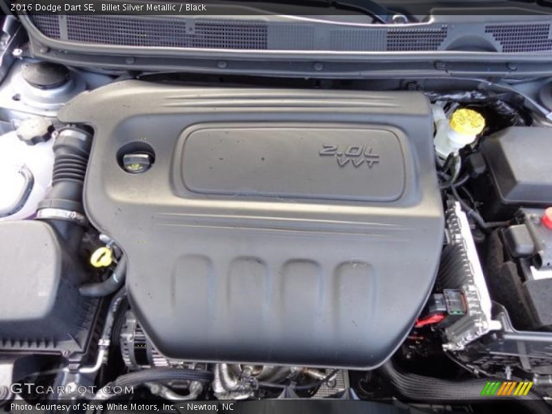 Billet Silver Metallic / Black 2016 Dodge Dart SE