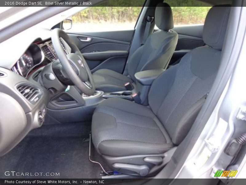 Billet Silver Metallic / Black 2016 Dodge Dart SE
