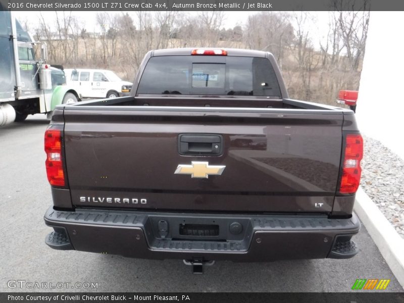 Autumn Bronze Metallic / Jet Black 2016 Chevrolet Silverado 1500 LT Z71 Crew Cab 4x4