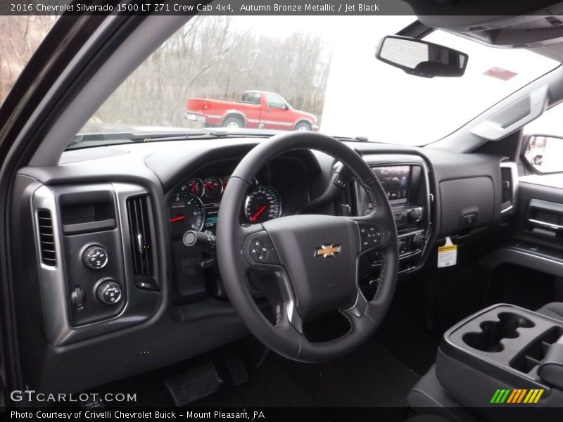 Autumn Bronze Metallic / Jet Black 2016 Chevrolet Silverado 1500 LT Z71 Crew Cab 4x4