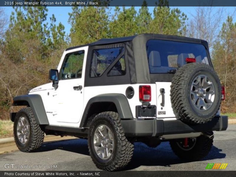 Bright White / Black 2016 Jeep Wrangler Rubicon 4x4