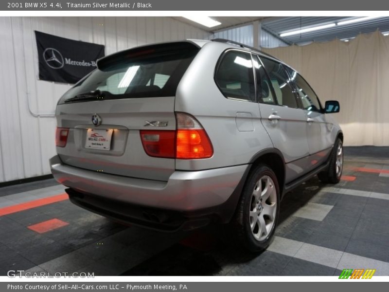 Titanium Silver Metallic / Black 2001 BMW X5 4.4i