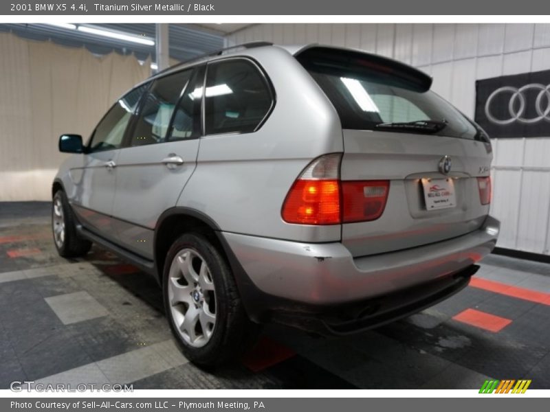 Titanium Silver Metallic / Black 2001 BMW X5 4.4i