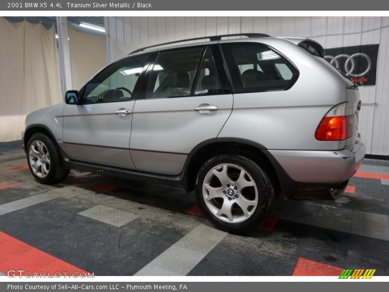 Titanium Silver Metallic / Black 2001 BMW X5 4.4i