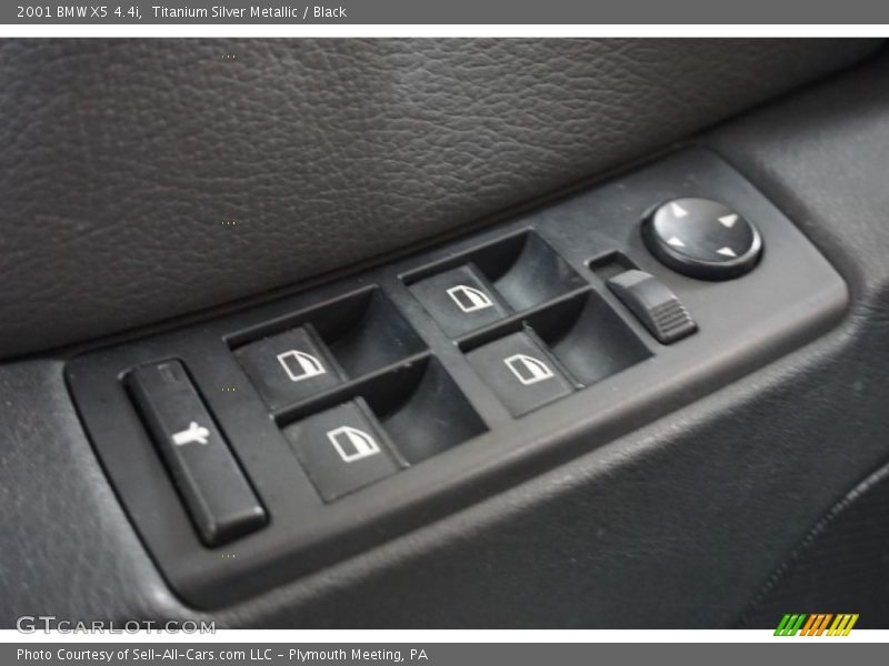 Titanium Silver Metallic / Black 2001 BMW X5 4.4i