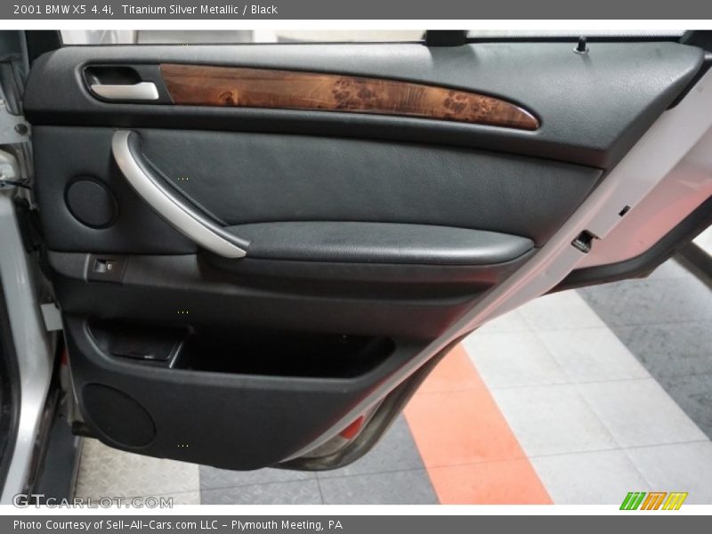 Titanium Silver Metallic / Black 2001 BMW X5 4.4i