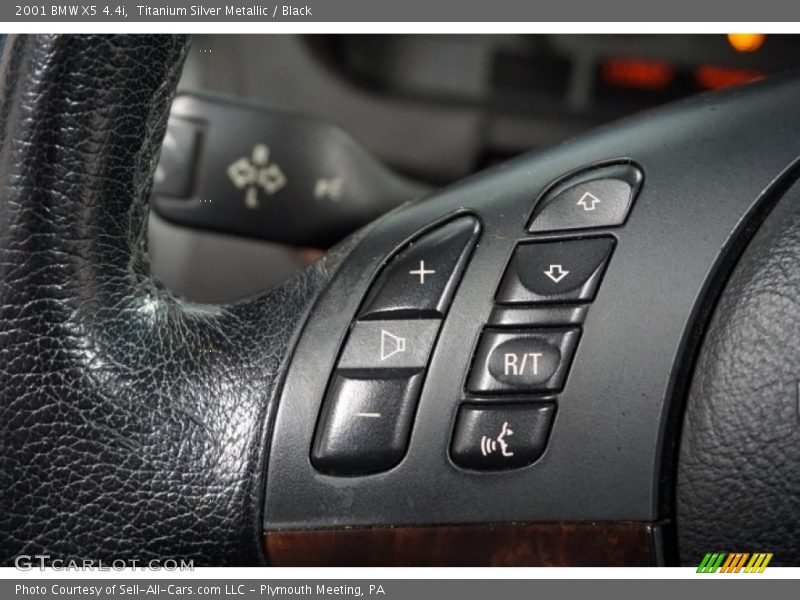 Titanium Silver Metallic / Black 2001 BMW X5 4.4i