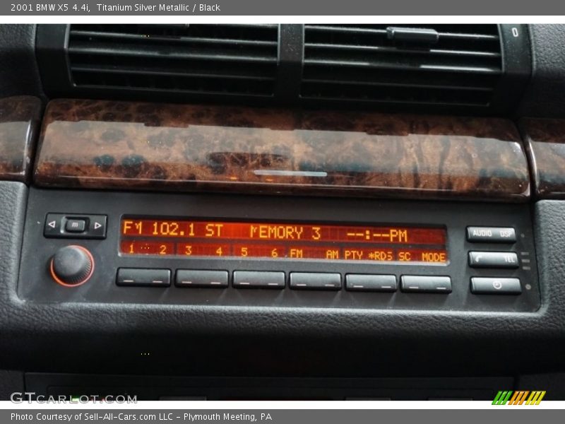 Titanium Silver Metallic / Black 2001 BMW X5 4.4i