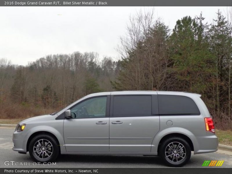 Billet Silver Metallic / Black 2016 Dodge Grand Caravan R/T