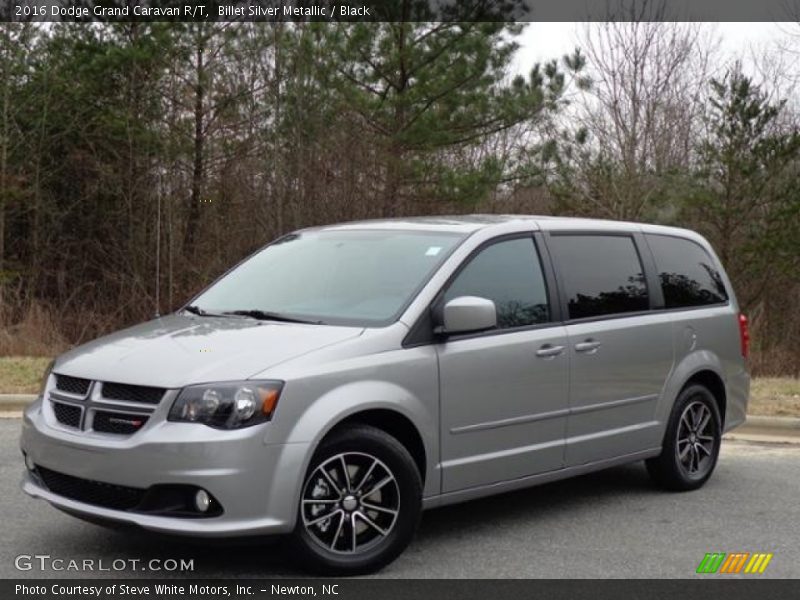 Billet Silver Metallic / Black 2016 Dodge Grand Caravan R/T