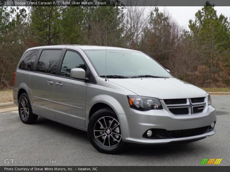 Billet Silver Metallic / Black 2016 Dodge Grand Caravan R/T