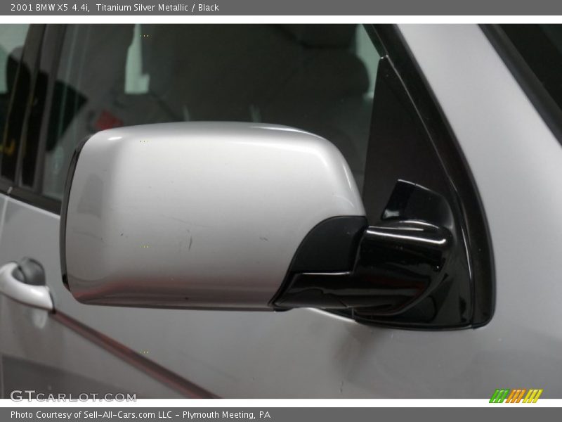 Titanium Silver Metallic / Black 2001 BMW X5 4.4i