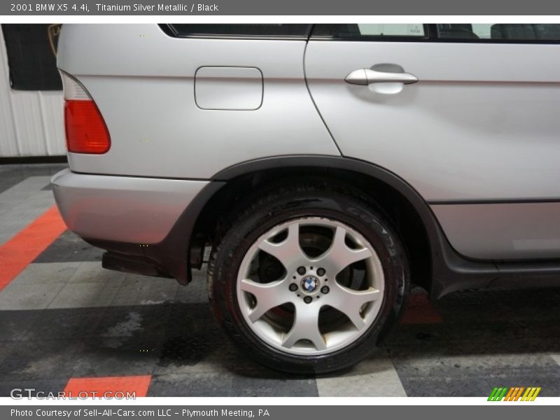 Titanium Silver Metallic / Black 2001 BMW X5 4.4i