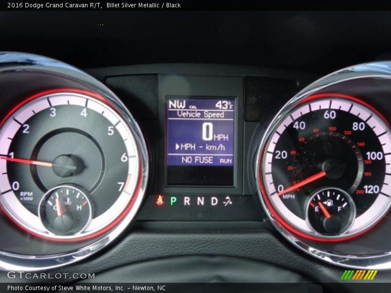 Billet Silver Metallic / Black 2016 Dodge Grand Caravan R/T