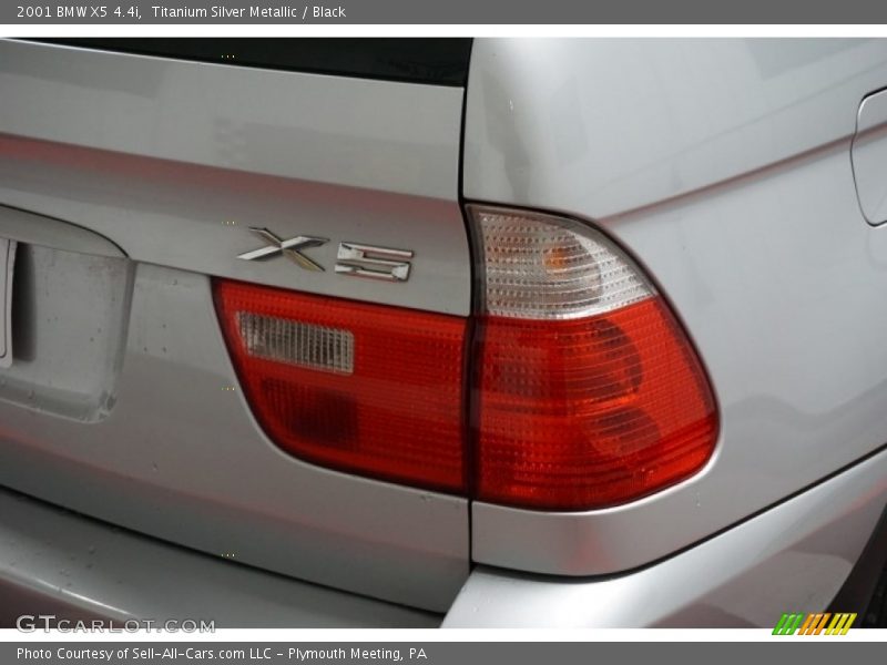 Titanium Silver Metallic / Black 2001 BMW X5 4.4i
