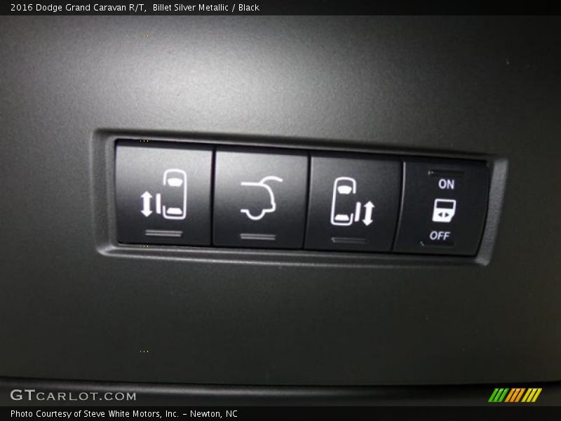 Billet Silver Metallic / Black 2016 Dodge Grand Caravan R/T