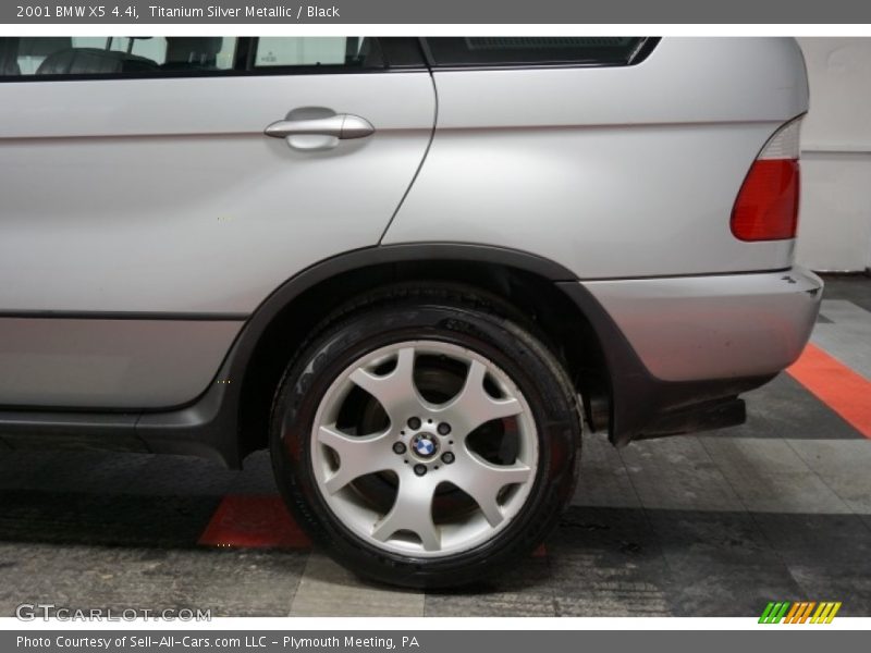 Titanium Silver Metallic / Black 2001 BMW X5 4.4i