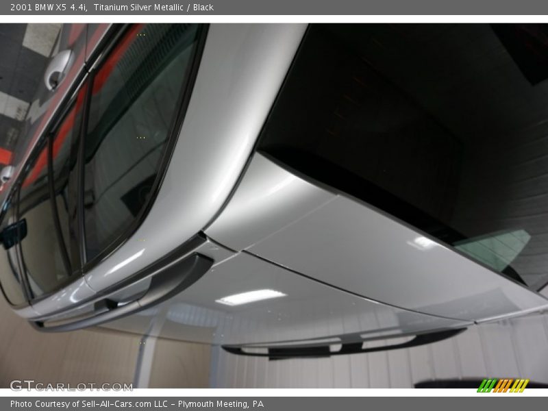 Titanium Silver Metallic / Black 2001 BMW X5 4.4i