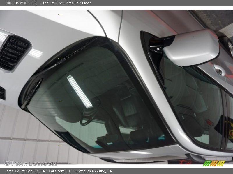 Titanium Silver Metallic / Black 2001 BMW X5 4.4i