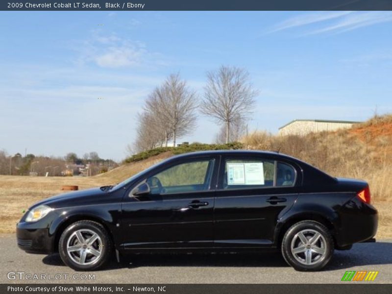 Black / Ebony 2009 Chevrolet Cobalt LT Sedan