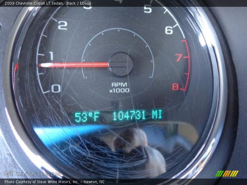Black / Ebony 2009 Chevrolet Cobalt LT Sedan