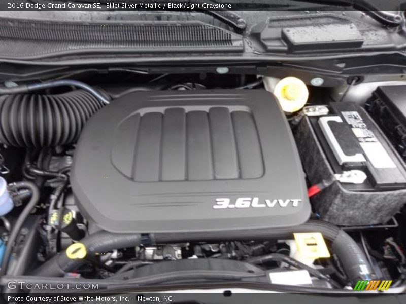 Billet Silver Metallic / Black/Light Graystone 2016 Dodge Grand Caravan SE