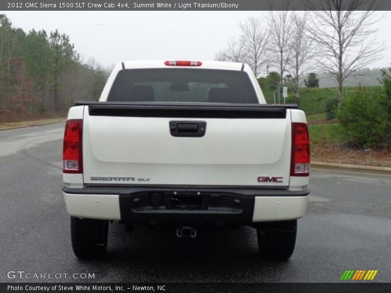 Summit White / Light Titanium/Ebony 2012 GMC Sierra 1500 SLT Crew Cab 4x4