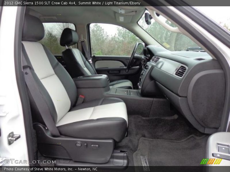 Summit White / Light Titanium/Ebony 2012 GMC Sierra 1500 SLT Crew Cab 4x4