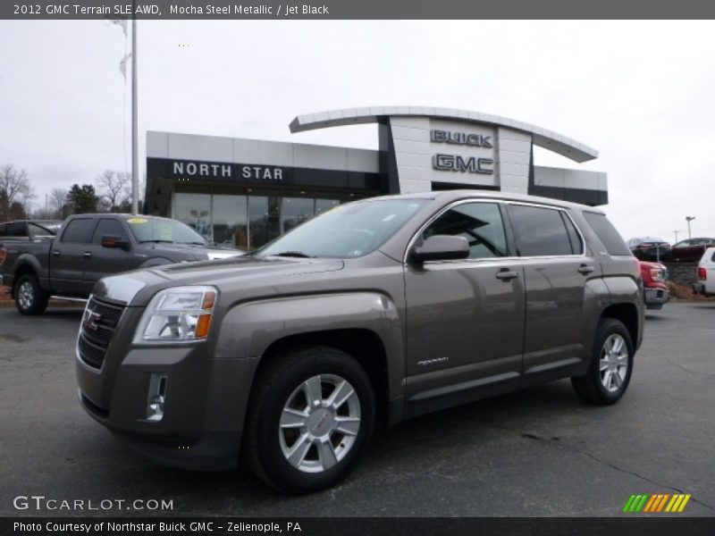 Mocha Steel Metallic / Jet Black 2012 GMC Terrain SLE AWD
