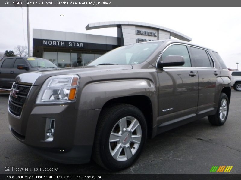 Mocha Steel Metallic / Jet Black 2012 GMC Terrain SLE AWD