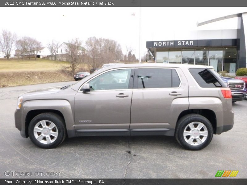 Mocha Steel Metallic / Jet Black 2012 GMC Terrain SLE AWD