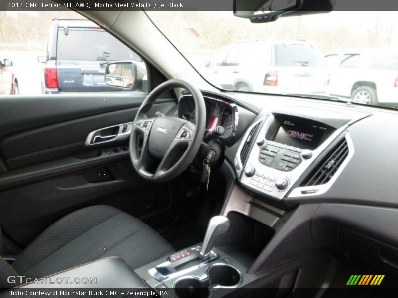 Mocha Steel Metallic / Jet Black 2012 GMC Terrain SLE AWD