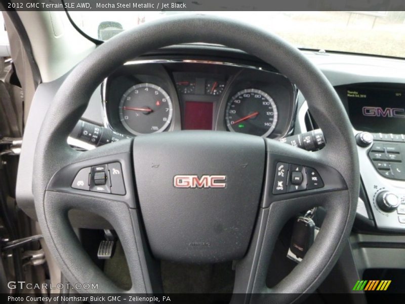 Mocha Steel Metallic / Jet Black 2012 GMC Terrain SLE AWD