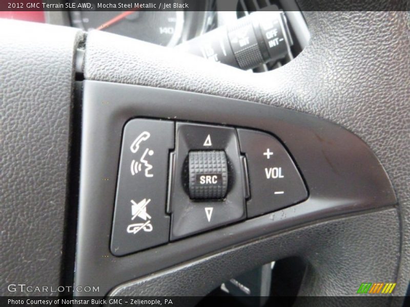 Mocha Steel Metallic / Jet Black 2012 GMC Terrain SLE AWD