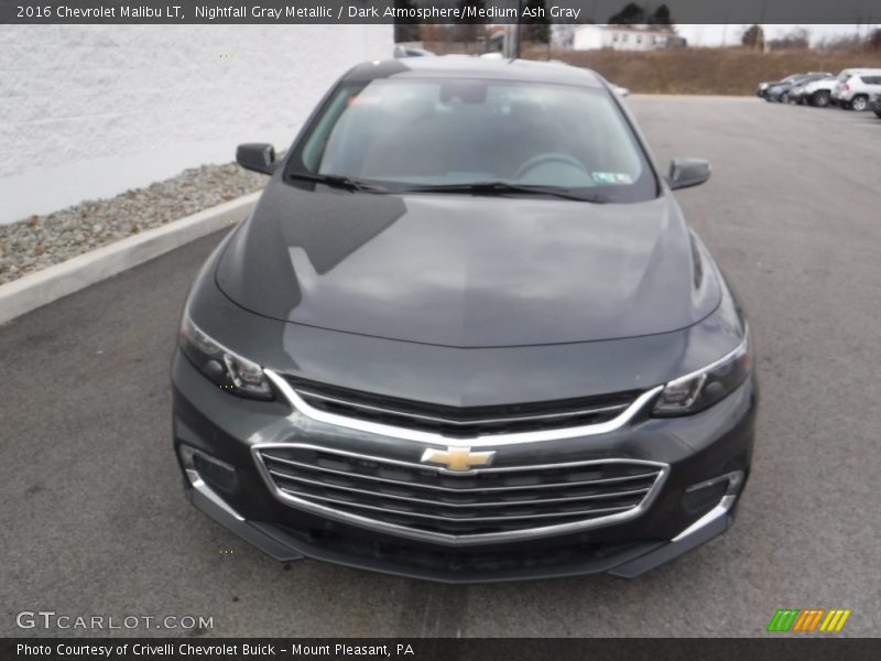 Nightfall Gray Metallic / Dark Atmosphere/Medium Ash Gray 2016 Chevrolet Malibu LT
