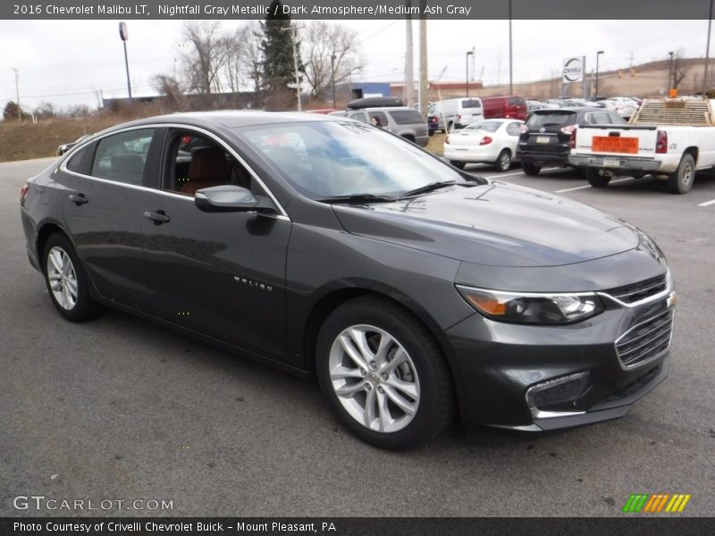 Nightfall Gray Metallic / Dark Atmosphere/Medium Ash Gray 2016 Chevrolet Malibu LT