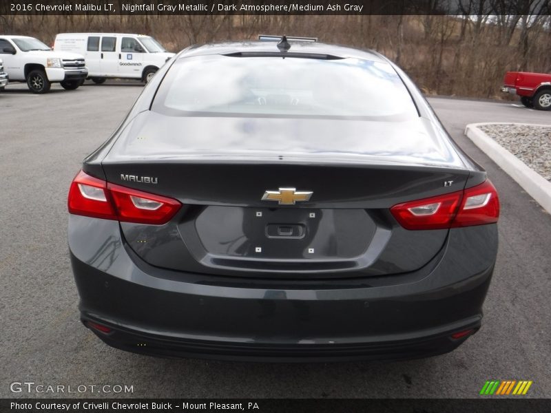 Nightfall Gray Metallic / Dark Atmosphere/Medium Ash Gray 2016 Chevrolet Malibu LT