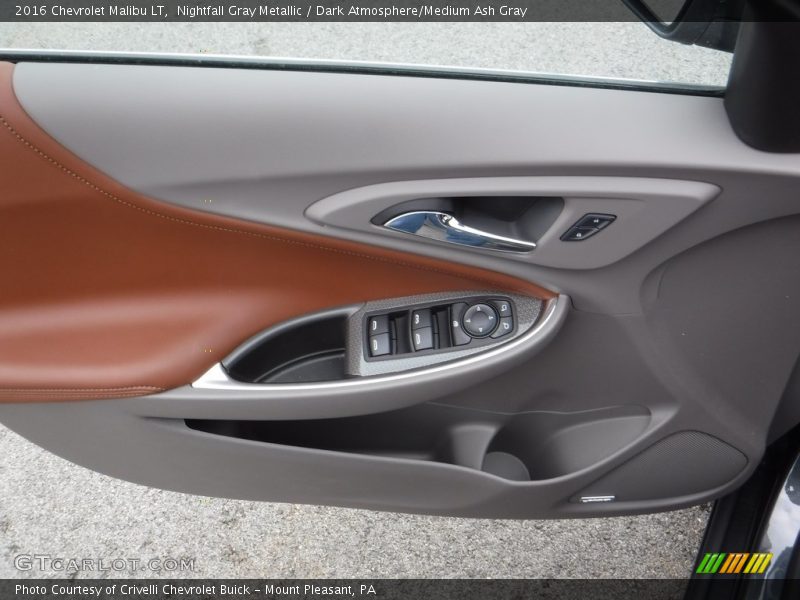 Nightfall Gray Metallic / Dark Atmosphere/Medium Ash Gray 2016 Chevrolet Malibu LT