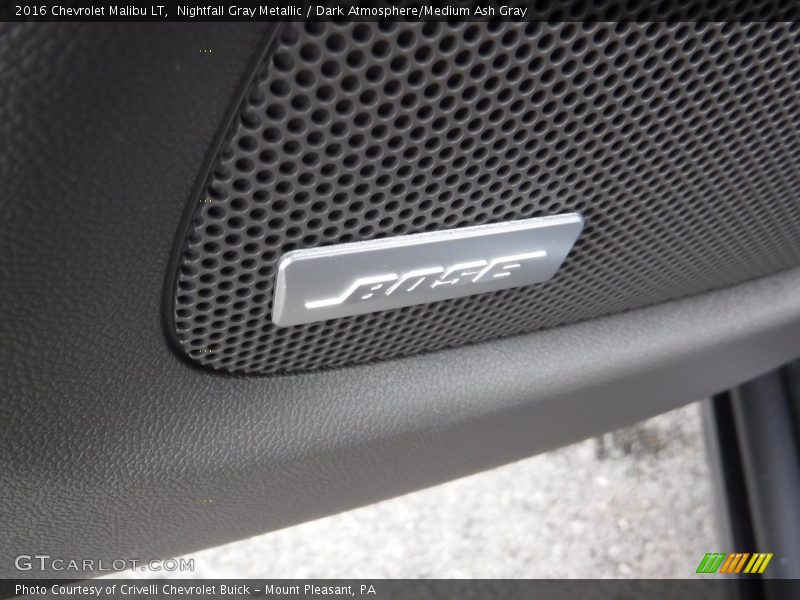 Nightfall Gray Metallic / Dark Atmosphere/Medium Ash Gray 2016 Chevrolet Malibu LT
