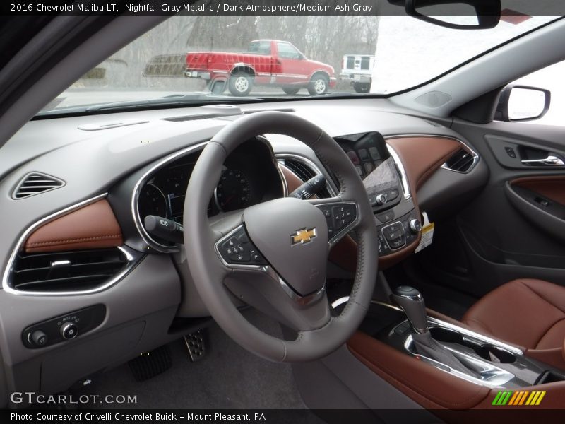 Nightfall Gray Metallic / Dark Atmosphere/Medium Ash Gray 2016 Chevrolet Malibu LT