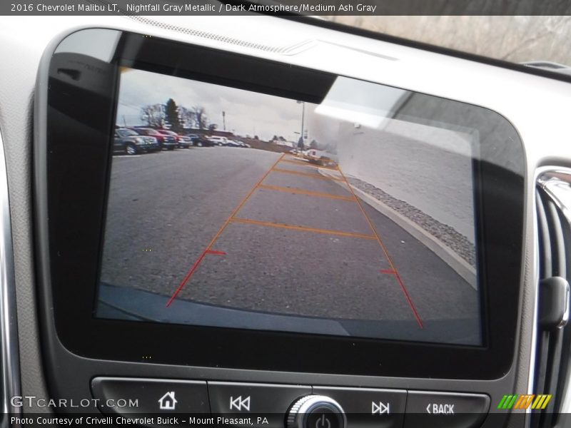 Nightfall Gray Metallic / Dark Atmosphere/Medium Ash Gray 2016 Chevrolet Malibu LT